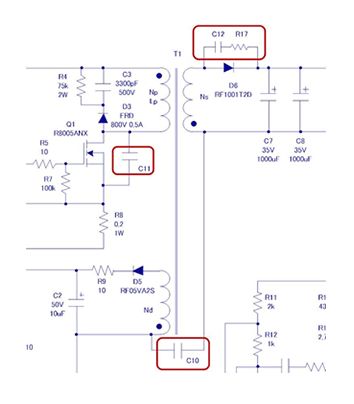絕緣型反激式轉(zhuǎn)換器電路的EMC設(shè)計(jì)技巧